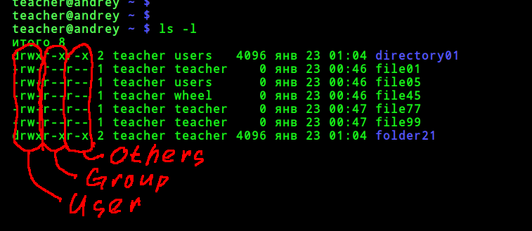 Команда chmod x. Команда chmod x